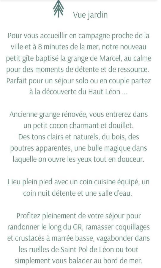 La Grange De Marcel Villa Saint-Pol-de-Leon Bagian luar foto